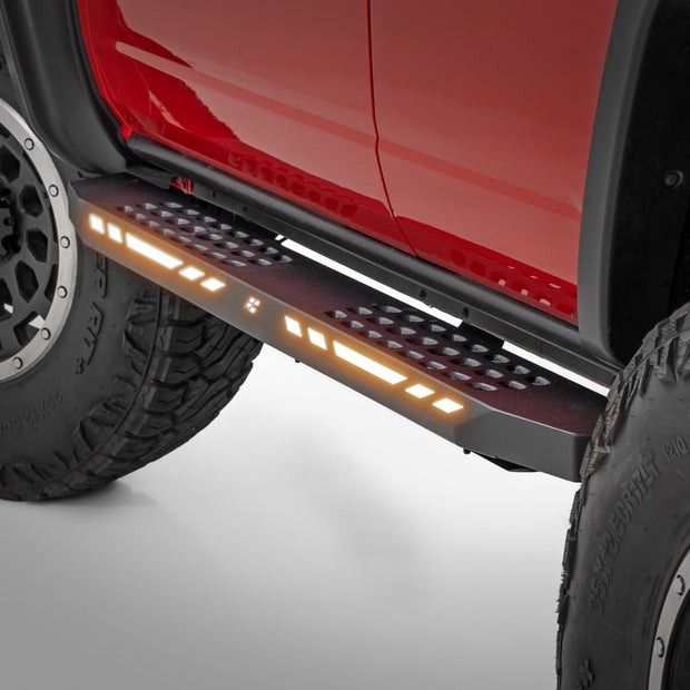 AC2 Running Boards | Amber/White | 4-Door | Ford Bronco 4WD (2021-2026)