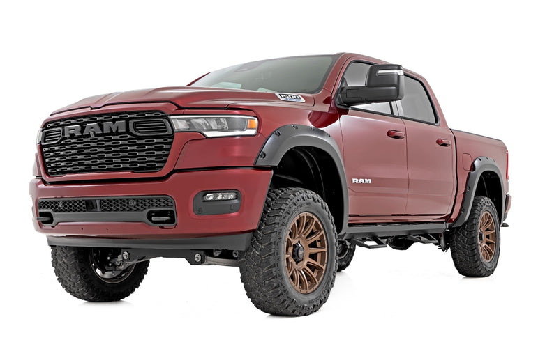 Pocket Fender Flares | PSE Silver Zynith | Ram 1500 2WD/4WD (2025-2026)