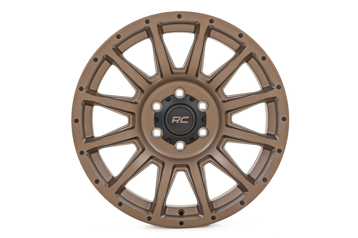 Rough Country 90 Series Wheel | One-Piece | Bronze | 20x9 | 6x5.5 | -12mm