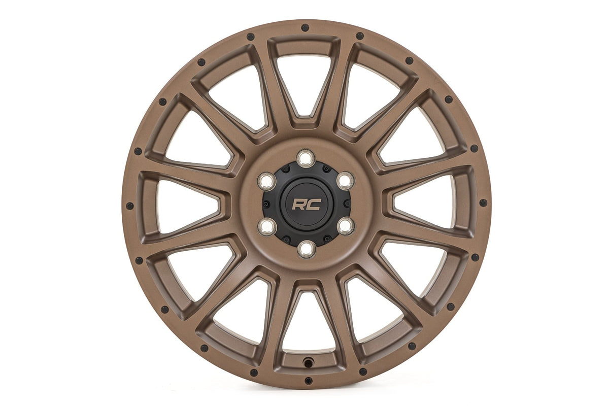 Rough Country 90 Series Wheel | One-Piece | Bronze | 18x9 | 6x135 | 0mm