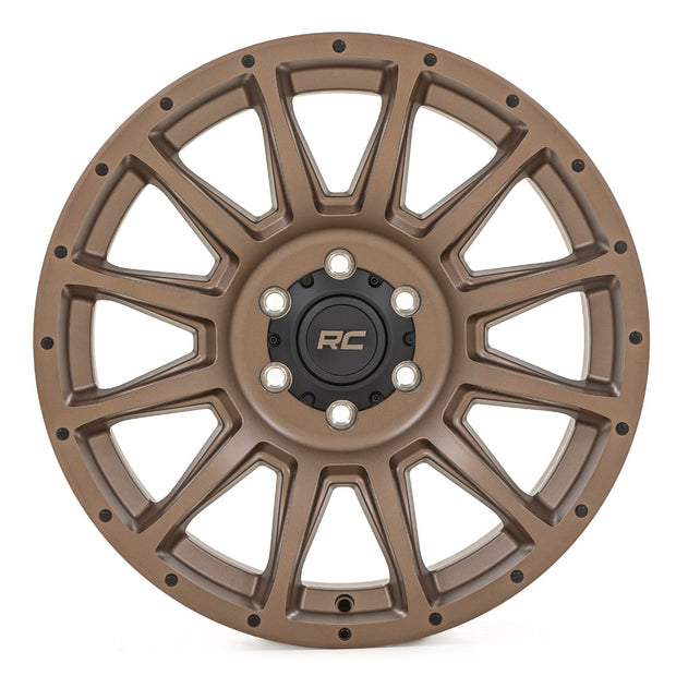 Rough Country 90 Series Wheel | One-Piece | Bronze | 18x9 | 8x6.5 | -12mm