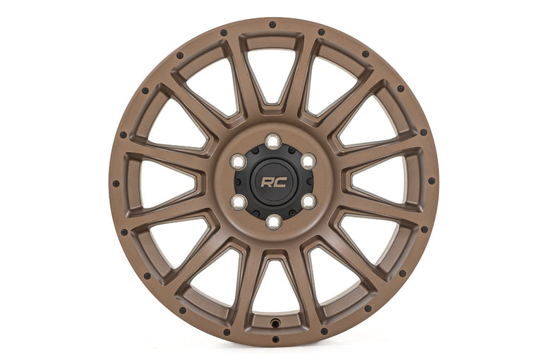 Rough Country 90 Series Wheel | One-Piece | Bronze | 18x9 | 6x5.5 | -12mm
