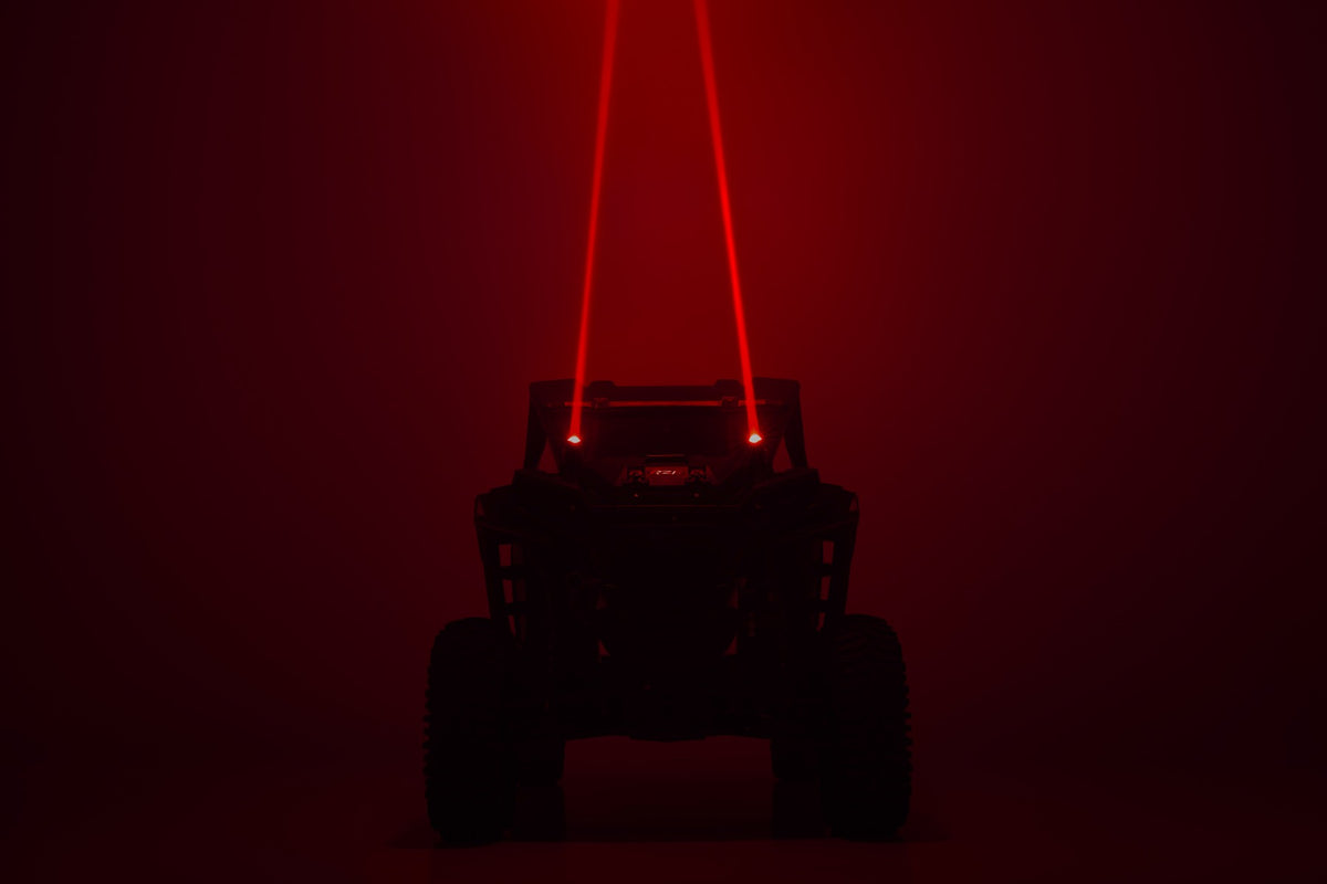 Laser Whip Light Kit | RGBW | 1200 Lumens | Pair