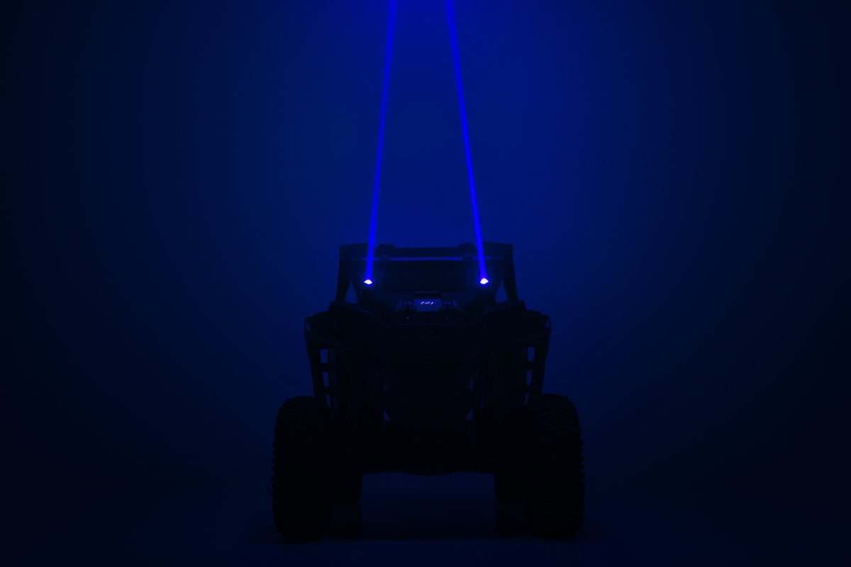 Laser Whip Light Kit | RGBW | 1200 Lumens | Pair