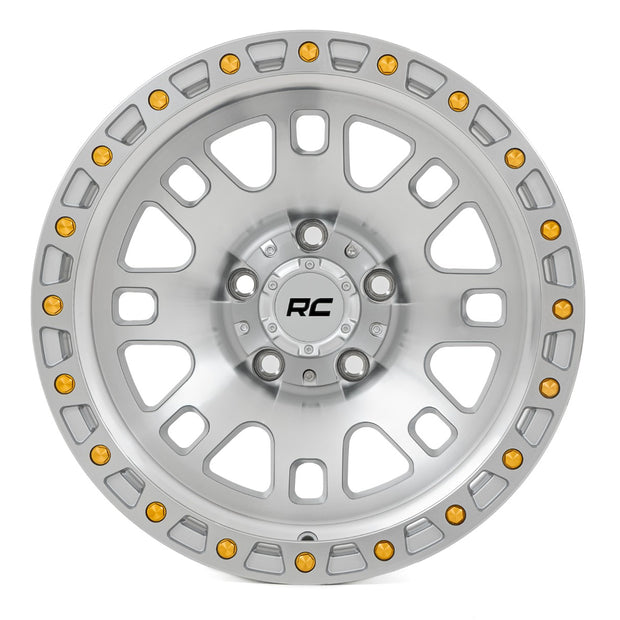 Rough Country 82 Series Wheel | One-Piece | Full Machined | 17x9 | 5x4.5 | -12mm
