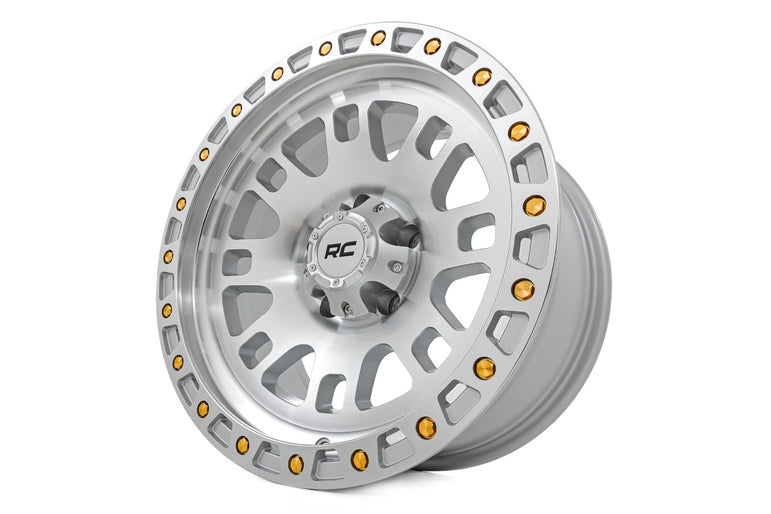 Rough Country 82 Series Wheel | One-Piece | Full Machined | 17x9 | 5x4.5 | -12mm