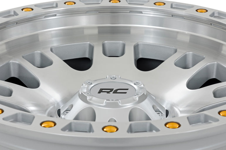 Rough Country 82 Series Wheel | One-Piece | Full Machined | 15x8 | 5x4.5 | -19mm