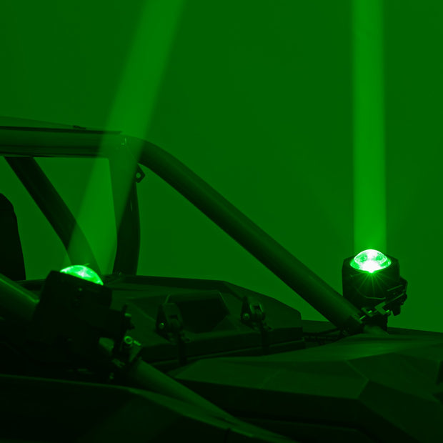 Laser Whip Light Kit | RGBW | 2400 Lumens | Pair