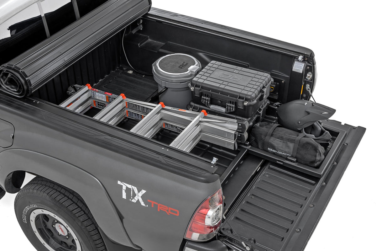 Truck Bed Cargo Storage Tray | Mid-Size Bed Storage Tray | Easy Access