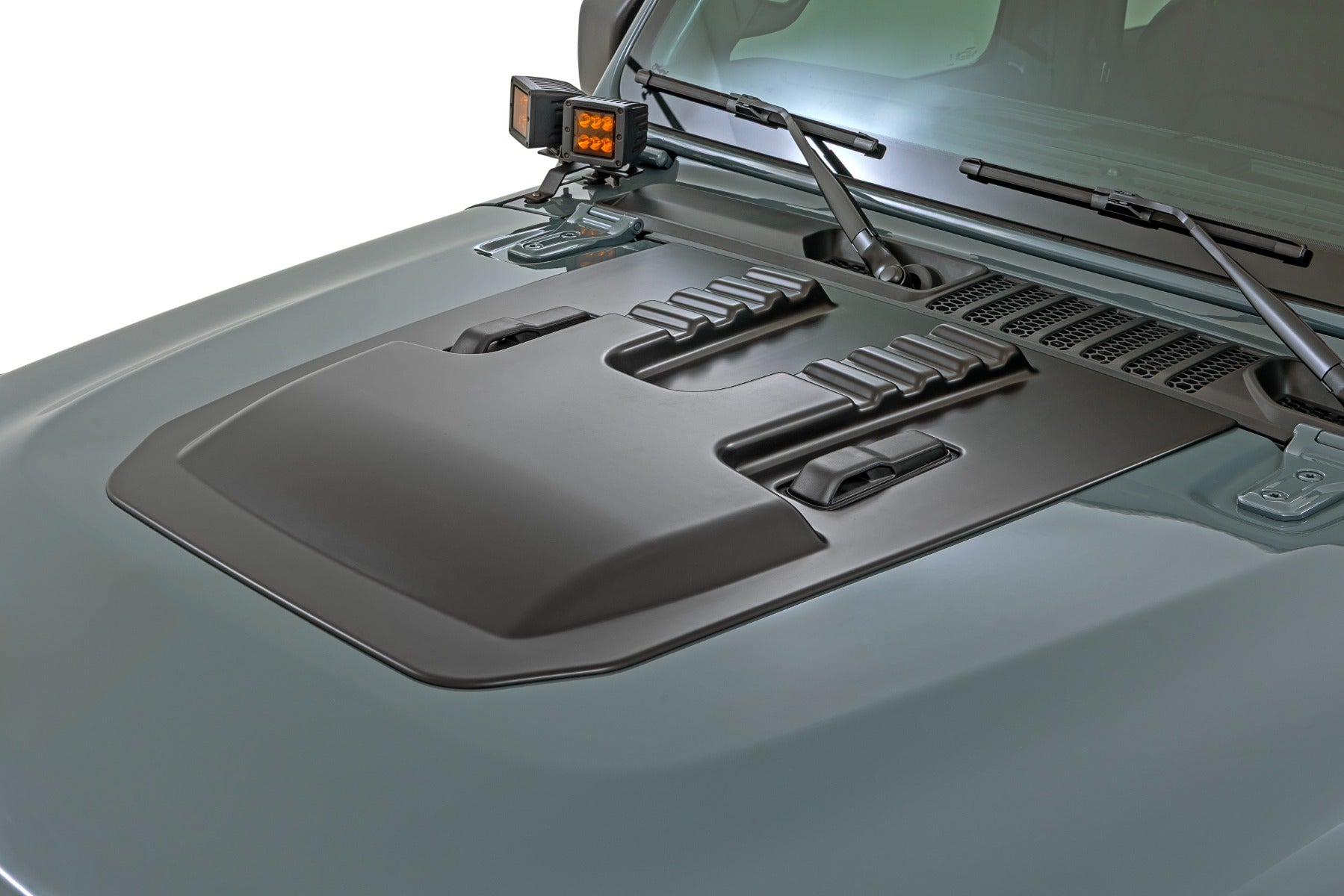 Hood Scoop | PBM Ocean Blue | Jeep Gladiator JT/Wrangler JL 4WD (2018-2026)