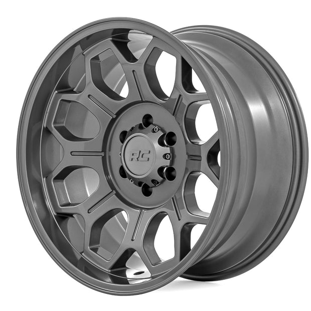 Rough Country 77 Series Wheel | One-Piece | Gunmetal Gray | 20x9 | 6x5.5 | -12mm