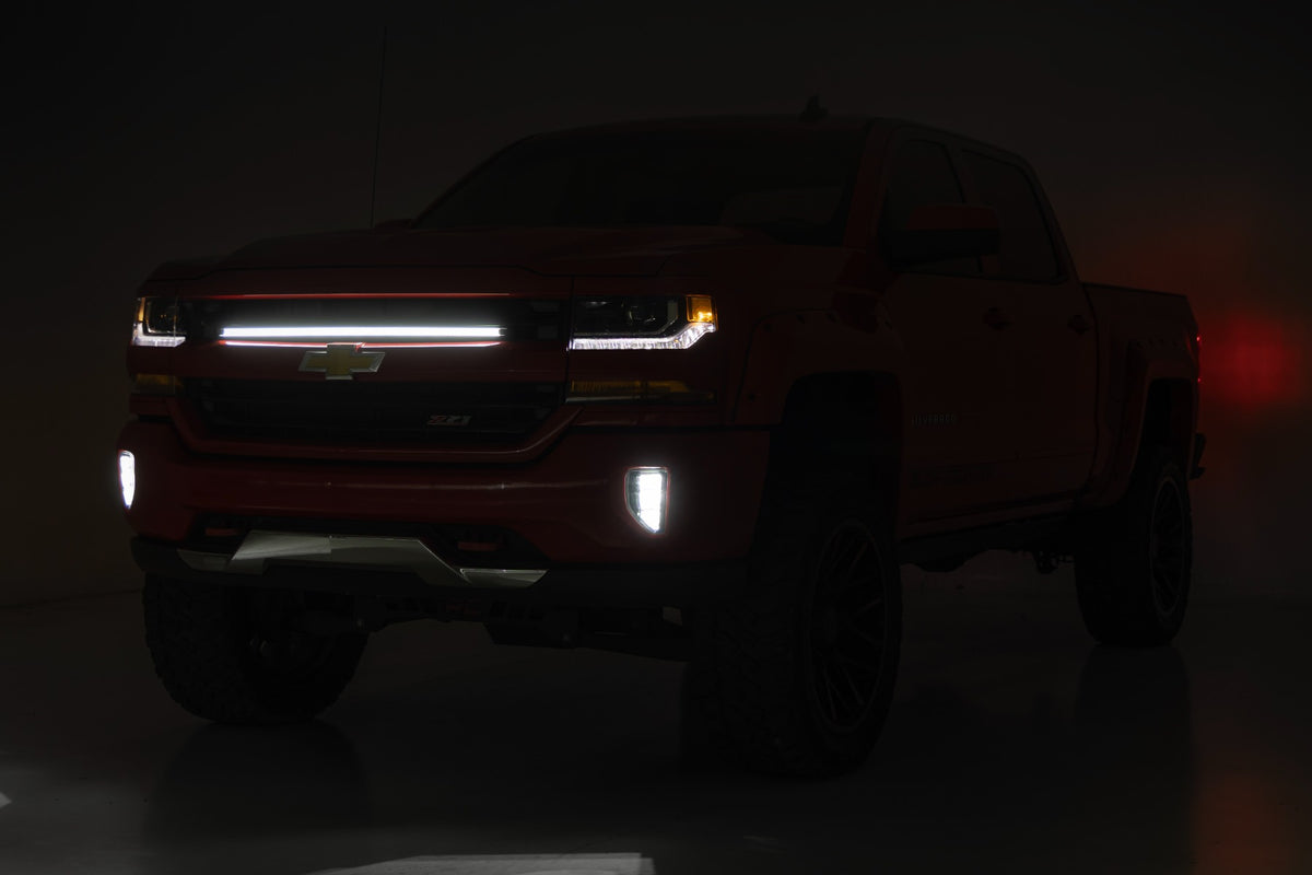 LED Light Kit | Grille Mount | 30 Inch DRL | Chevy Silverado 1500 (16-18)