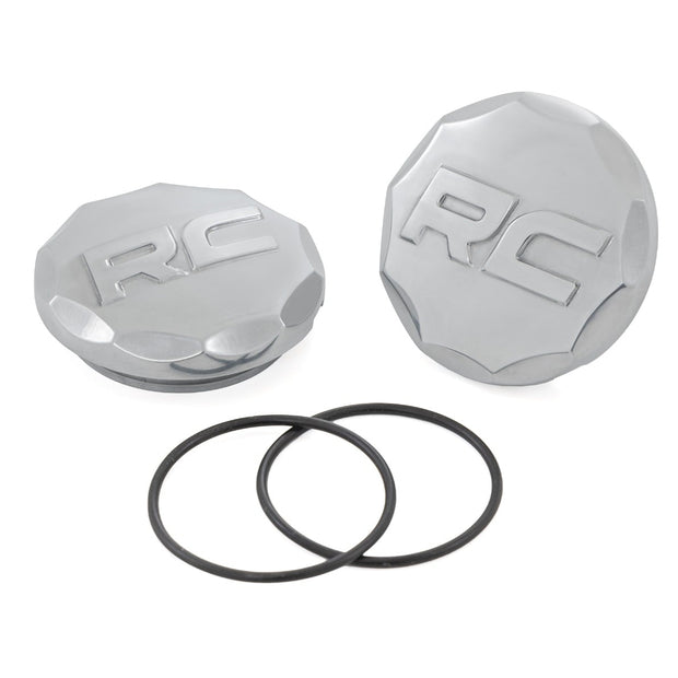 Polished Aluminum Ball Joint Caps | Pair | Rough Country Control Arms
