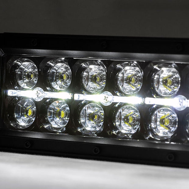 50 Inch Black Series LED Light Bar | Curved | Dual Row | Cool White DRL