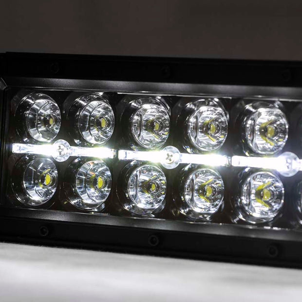 40 Inch Black Series LED Light Bar | Curved | Dual Row | Cool White DRL