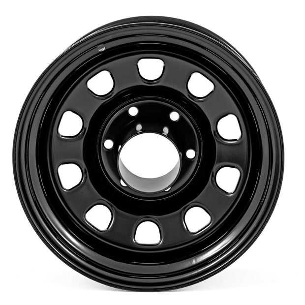 Steel Wheel | Black | 16x8 | 8x6.5 | 5.10 Bore | -6