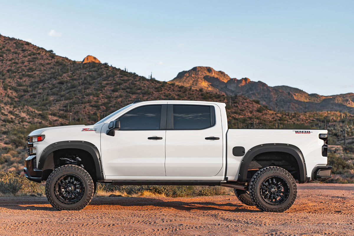 Pocket Fender Flares | GJI Shadow Gray | Chevy Silverado 1500 2WD/4WD (19-21)