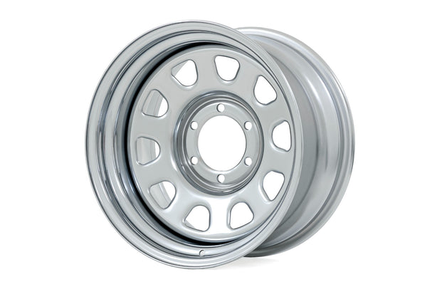 Steel Wheel | Chrome | 15x8 | 5x4.5 | 3.30 Bore | -19