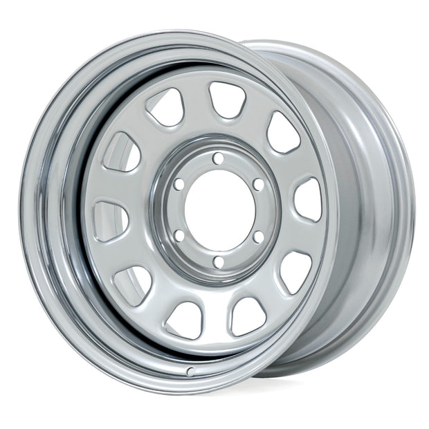 Steel Wheel | Chrome | 17x9 | 5x5 | 3.30 Bore | -12