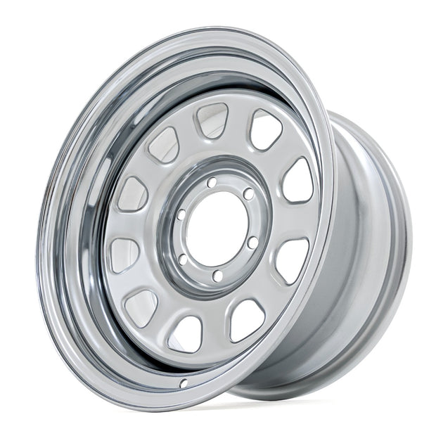 Steel Wheel | Chrome | 16x8 | 6x5.5 | 4.25 Bore | -12