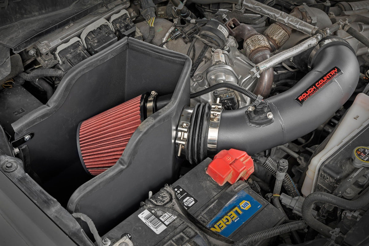 Rough Country 6.7L Cold Air Intake | w//Prefilter | Ford F-250/F-350 Super Duty (17-19)
