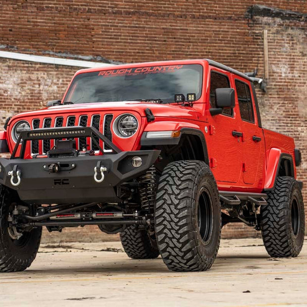 LED Light Kit | Quad | Cowl Mount | 2" Black | White DRL | Jeep Gladiator JT/Wrangler JL (18-26)