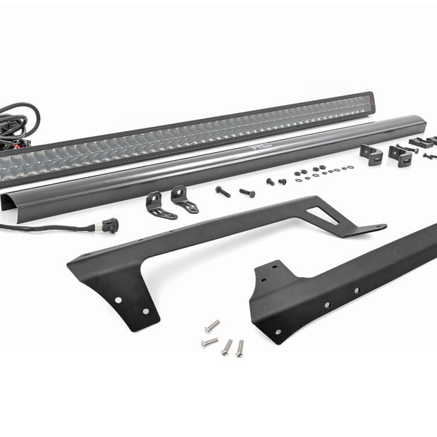 LED Light Kit | Windshield | 50" Spectrum Dual Row | Jeep Wrangler JK/Wrangler Unlimited (07-18)
