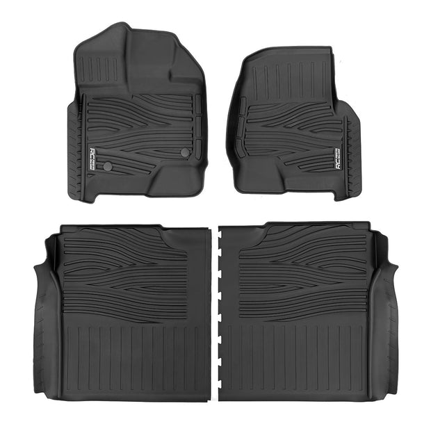 Flex-Fit Floor Mats | FR & RR | Ford F-150 (15-26)/F-150 Lightning (22-26)/Raptor (17-25)