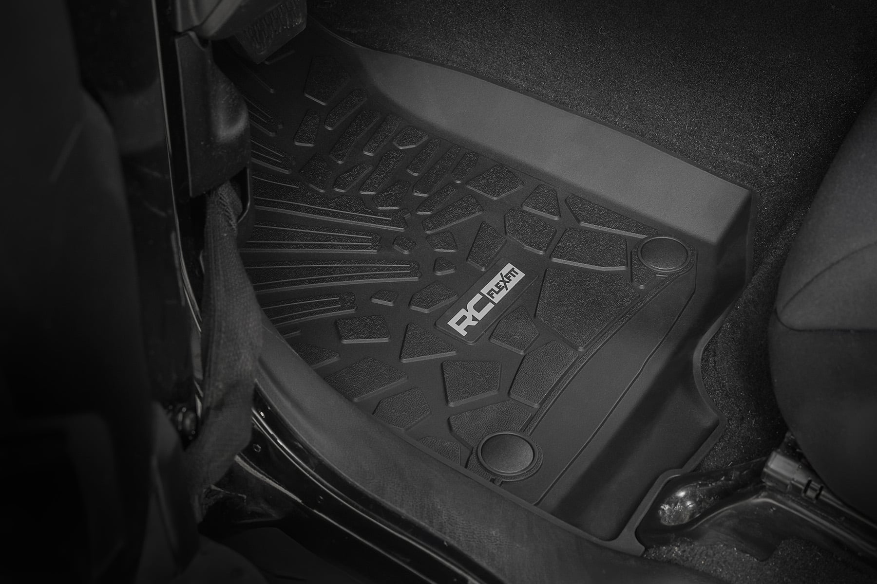 Flex Fit Floor Mats | FR | 2 Door | Jeep Wrangler JL 4WD (2018-2026)