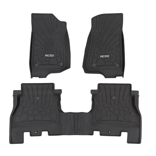 Flex Fit Floor Mats | FR & RR | 4 Door | Jeep Wrangler Unlimited 4WD (18-26)