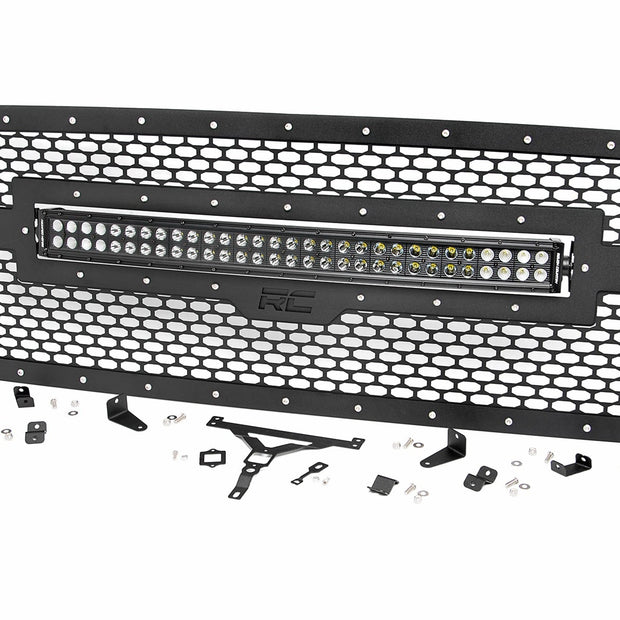 Mesh Grille | 30" Dual Row LED | Black Ser | Ford F-150 2WD/4WD (2015-2017)