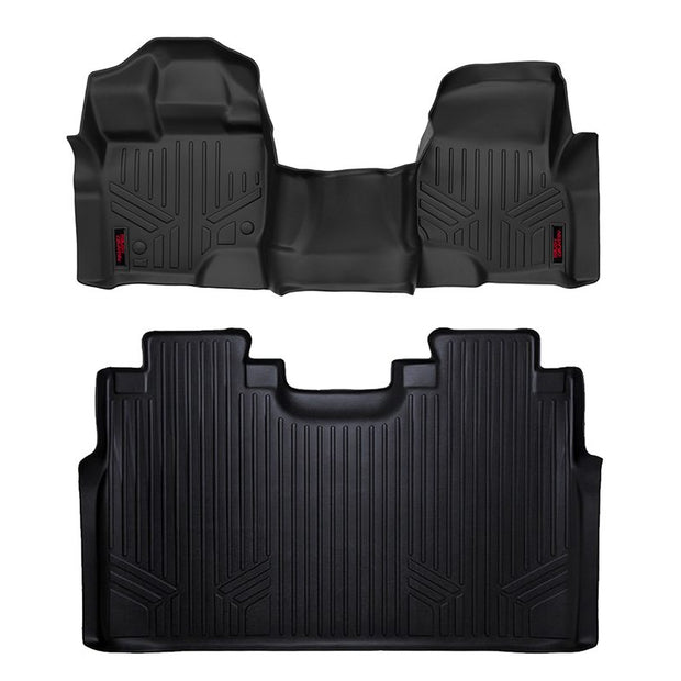 Floor Mats | FR & RR | Over Hump | Ford F-150 (15-26)/F-150 Lightning (22-26)/Raptor (17-25)