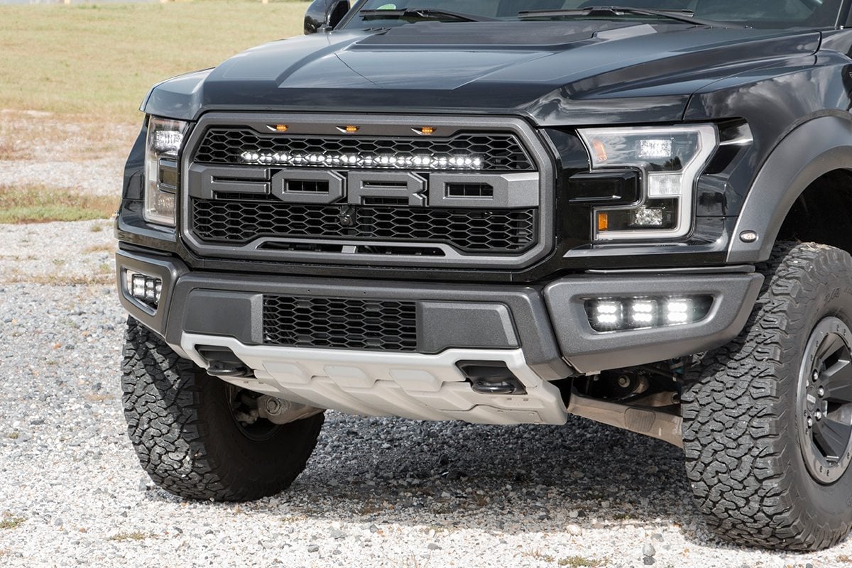 30 Inch Black Series LED Light Bar | Curved | Single Row | Cool White DRL