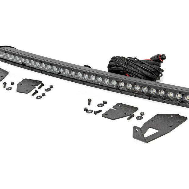 LED Light Kit | Grille Mount | 30" Black Single Row | Ford Raptor 4WD (17-20)