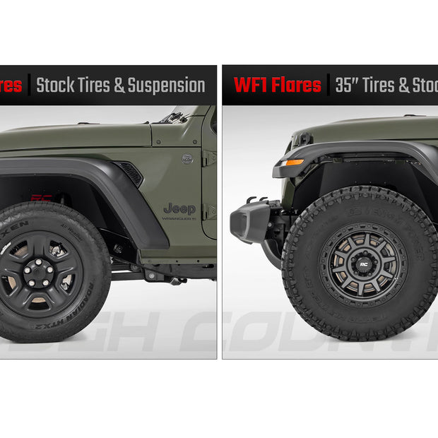 WF1 Fender Flares | Jeep Gladiator JT 4WD (2020-2026)