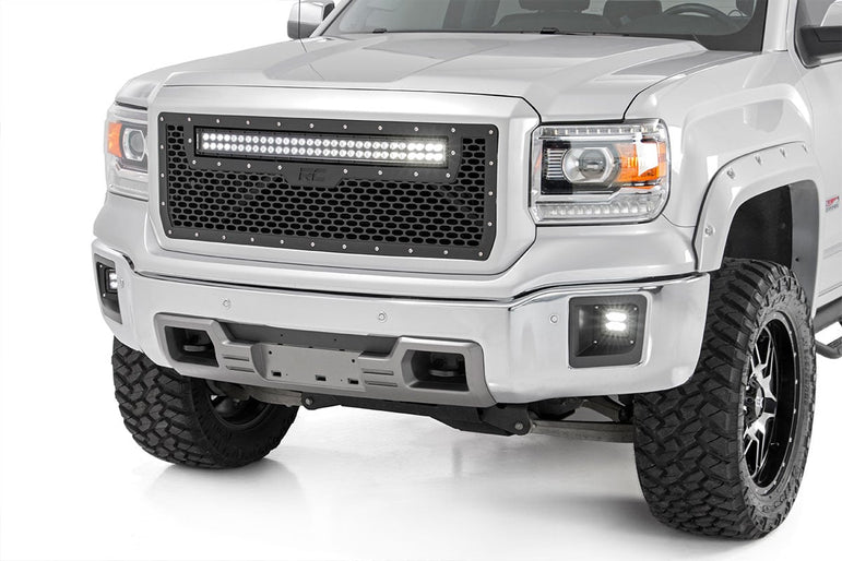 30 Inch Black Series LED Light Bar | Curved | Dual Row | Amber DRL