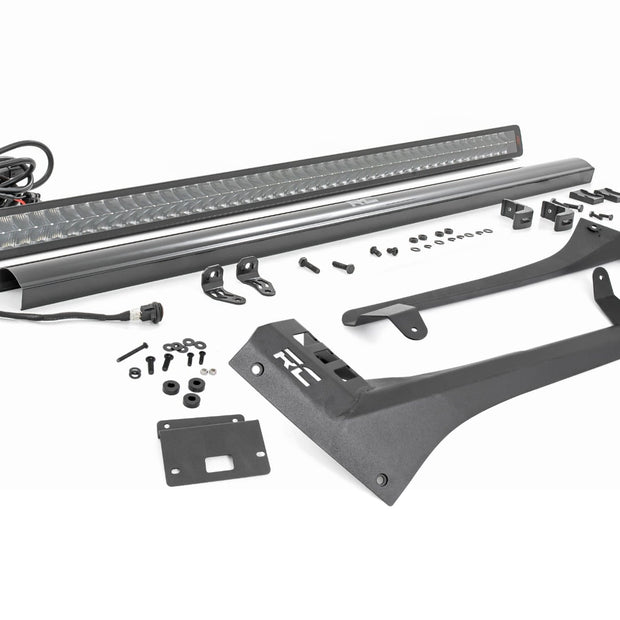 LED Light Kit | Windshield | 50" Spectrum Dual Row | Jeep Gladiator JT/Wrangler JL (18-26)