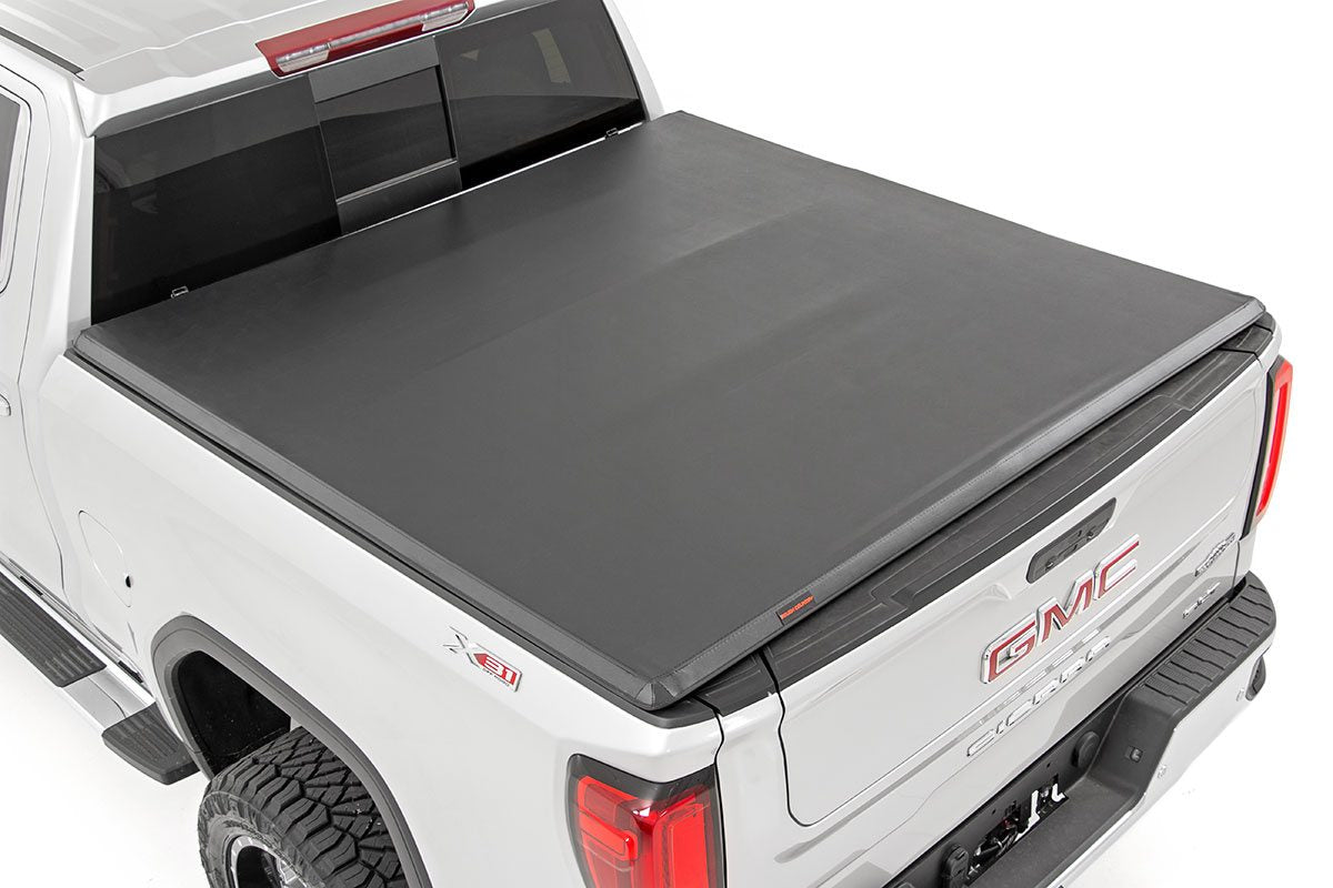 Soft Tri-Fold Bed Cover | 5'10