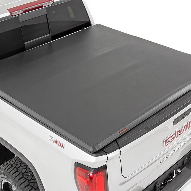 Soft Tri-Fold Bed Cover | 6'7" Bed | Chevy/GMC Sierra 1500 (19-26)/Silverado 1500 (19-26)