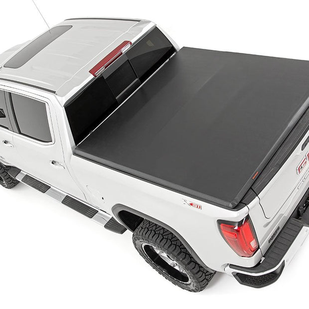 Soft Tri-Fold Bed Cover | 5'10" Bed | Chevy/GMC Sierra 1500 (19-26)/Silverado 1500 (19-26)