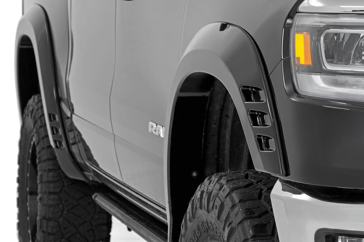 Pocket Fender Flares | PTW Rugged Brown | Ram 1500 2WD/4WD (2019-2024)