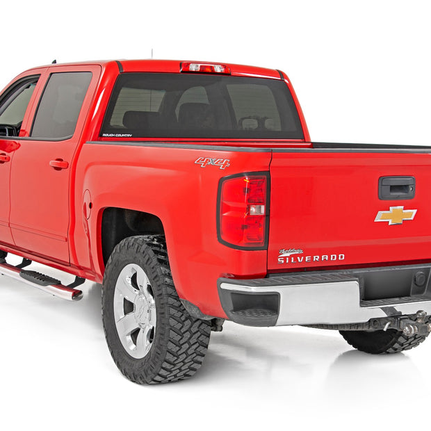Oval Nerf Steps | Stainless | Crew Cab | DEF Tank | Chevy/GMC 1500/2500HD/3500HD (07-19 & Classic)