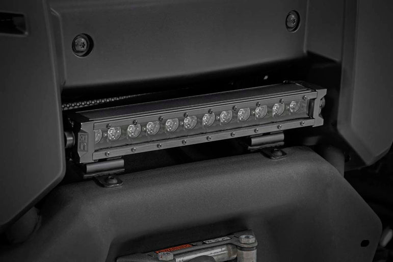 12 Inch Black Series LED Light Bar | Single Row | Amber DRL