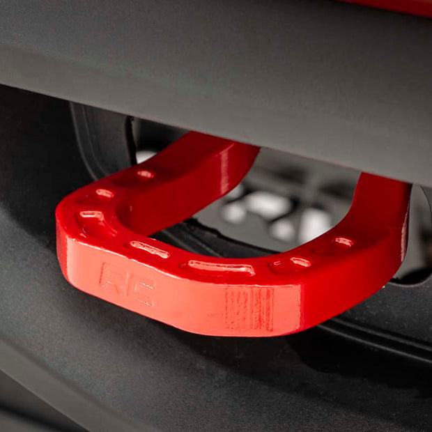 Tow Hooks | Forged | Red | Chevy Silverado 1500 2WD/4WD (2019-2022)