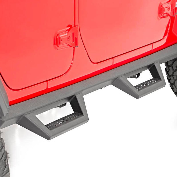 Contoured Drop Steps | 4 Door | Jeep Wrangler JL (21-25)/Wrangler Unlimited (18-26)