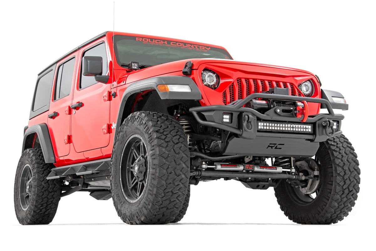Front Winch Bumper | Tubular | Skid Plate | Jeep Gladiator JT/Wrangler JK & JL/Wrangler Unlimited