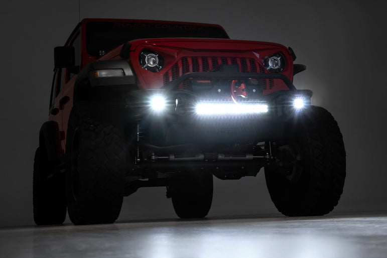 Front Winch Bumper | Tubular | Skid Plate | Jeep Gladiator JT/Wrangler JK & JL/Wrangler Unlimited