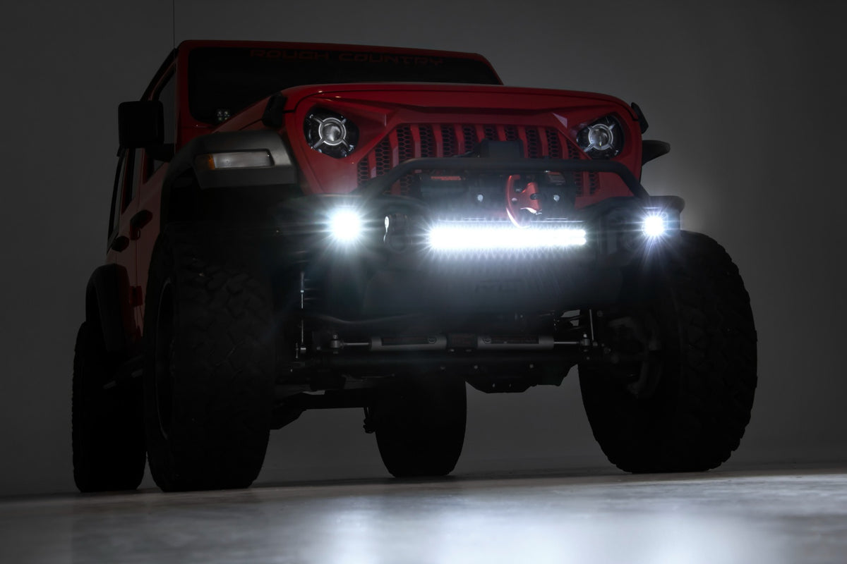 Front Winch Bumper | Tubular | Skid Plate | Jeep Gladiator JT/Wrangler JK & JL/Wrangler Unlimited