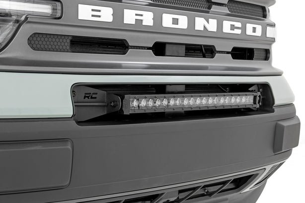 LED Light Kit | Bumper Mount | 20" Black Single Row | Ford Bronco Sport (21-26)