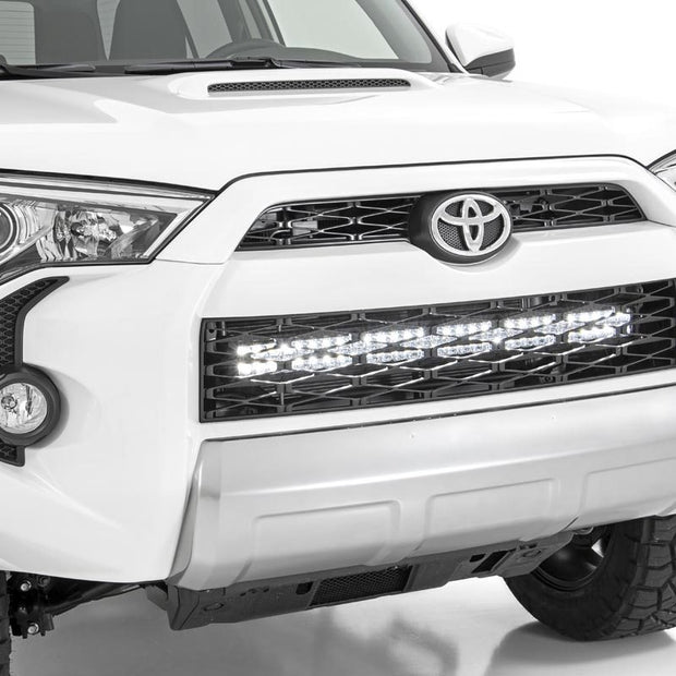 LED Light Kit | Bumper Mount | 30" Black Dual Row | White DRL | Toyota 4Runner (14-20)